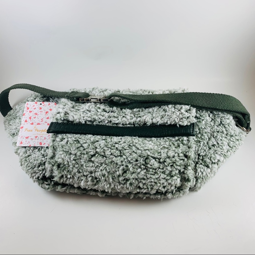 New Free People Cozy Up Sherpa Sling Bag